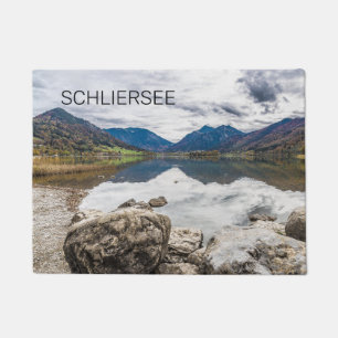 Schliersee Bavaria Lake Germany Panorama Souvenir  Doormat
