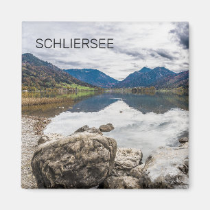 Schliersee Bavaria Lake Germany Panorama Souvenir Magnet