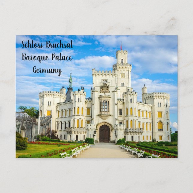 Schloss Bruchsal Baroque Palace – Germany Postcard (Front)