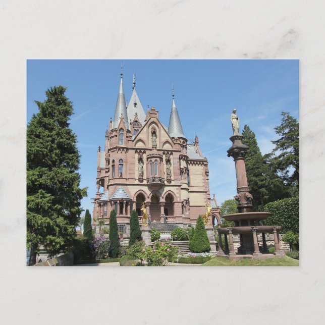 Schloss Drachenburg on Drachenfels Postcard (Front)