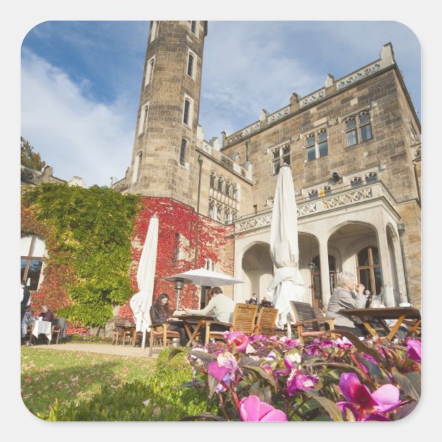 Schloss Eckberg Castle, Germany Square Sticker (Front)