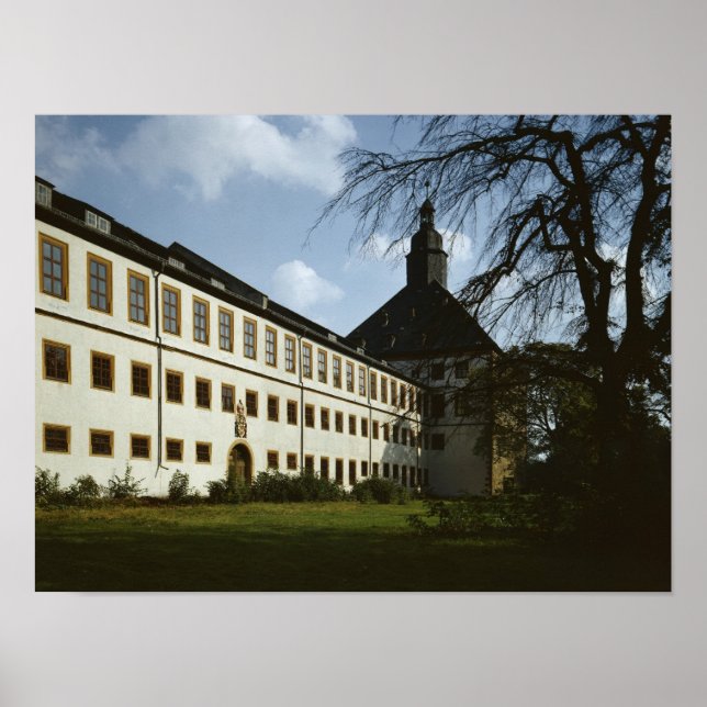 Schloss Friedenstein, Gotha, built in 1643-54 Poster (Front)