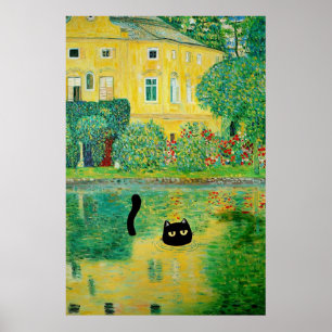 Schloss Kammer on the Attersee Cat Poster