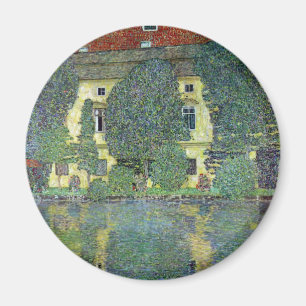 Schloss Kammer on the Attersee III By Gustav Klimt Magnet