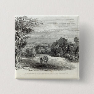 Schloss Rosenau, near Coburg 15 Cm Square Badge