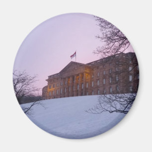Schloss Wilhelmshoehe Kassel - Winter bliss Magnet