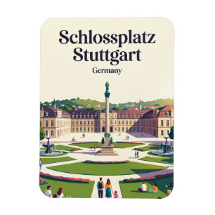 Schlossplatz Stuttgart Germany Magnet