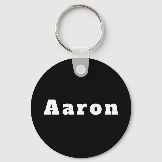 Schlüsselanhänger mit Namen Aaron Key Ring (Front)
