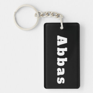 Schlüsselanhänger mit Namen Abbas Key Ring