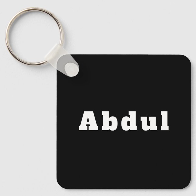 Schlüsselanhänger mit Namen Abdul Key Ring (Front)