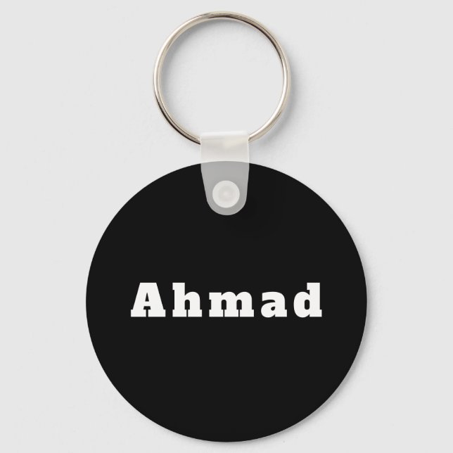 Schlüsselanhänger mit Namen Ahmad Key Ring (Front)