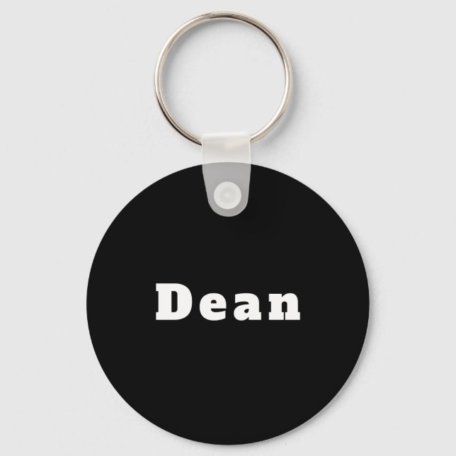 Schlüsselanhänger mit Namen Dean Key Ring (Front)