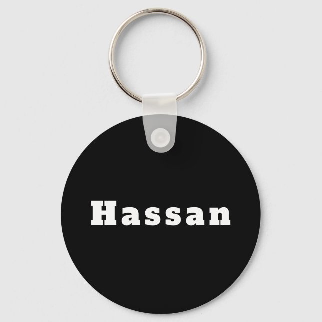Schlüsselanhänger mit Namen Hassan Key Ring (Front)