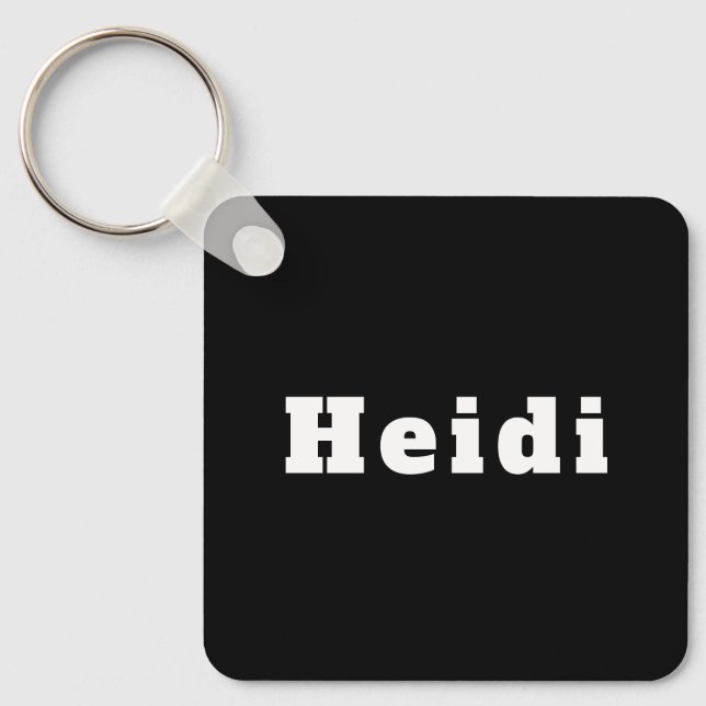 Schlüsselanhänger mit Namen Heidi Key Ring (Front)