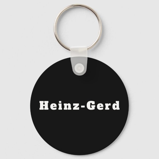 Schlüsselanhänger mit Namen Heinz-Gerd Key Ring (Front)