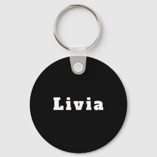 Schlüsselanhänger mit Namen Livia Key Ring
