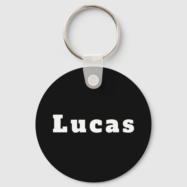 Schlüsselanhänger mit Namen Lucas Key Ring (Front)