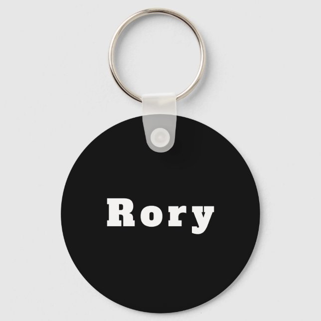 Schlüsselanhänger mit Namen Rory Key Ring (Front)