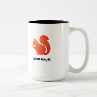Schmessages two-tone coffee mug! mug