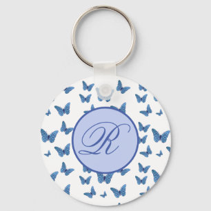 Schmetterlinge Punkte personalisiert Key Ring
