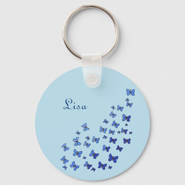 Schmetterlingsschwarm  key ring (Front)