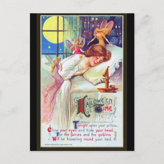 Schmucker: Halloween Time Postcard (Front)