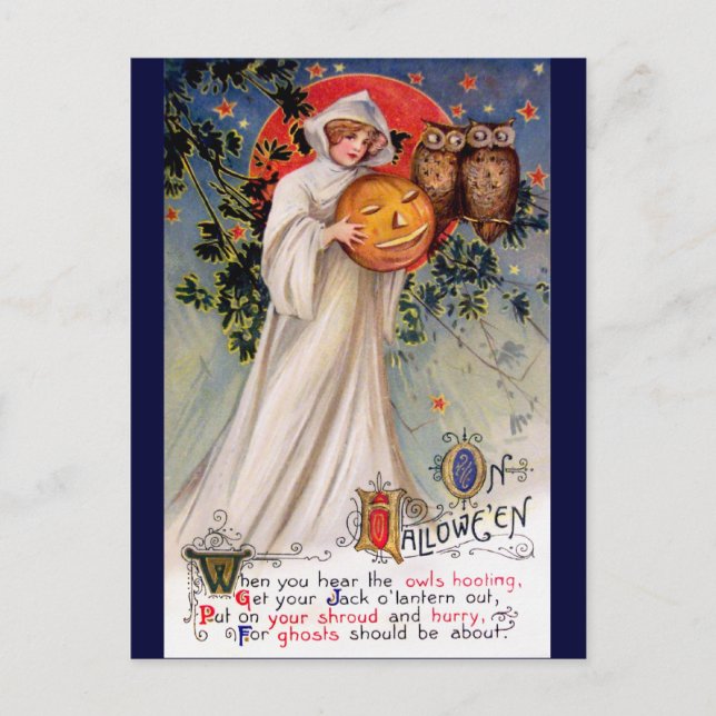 Schmucker: On Halloween Postcard (Front)