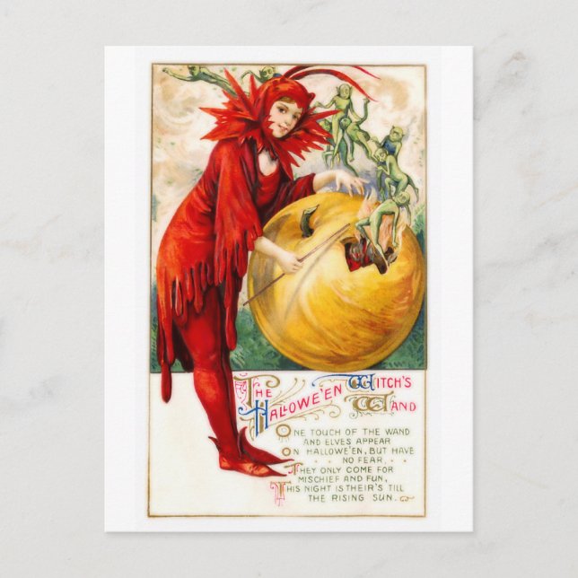 Schmucker: Witch's Wand Postcard (Front)