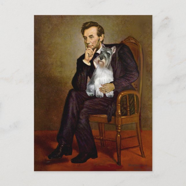 Schnauzer 11N - Lincoln Postcard (Front)