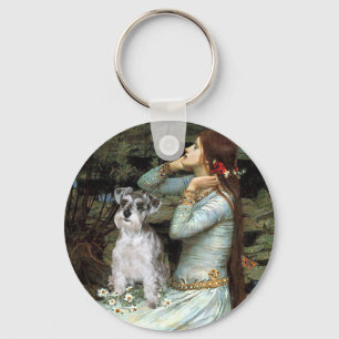 Schnauzer 13 - Ophelia Key Ring