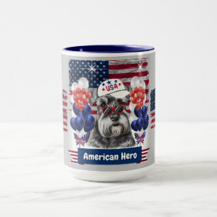 Schnauzer American Hero Coffee Mug