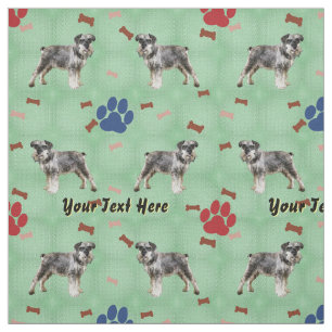 Schnauzer Art Fabric