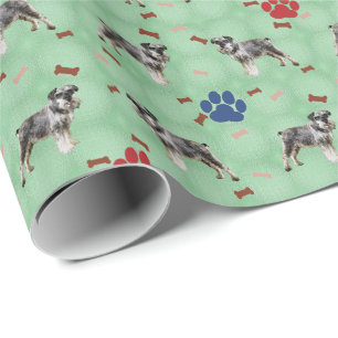 Schnauzer Art Wrapping Paper