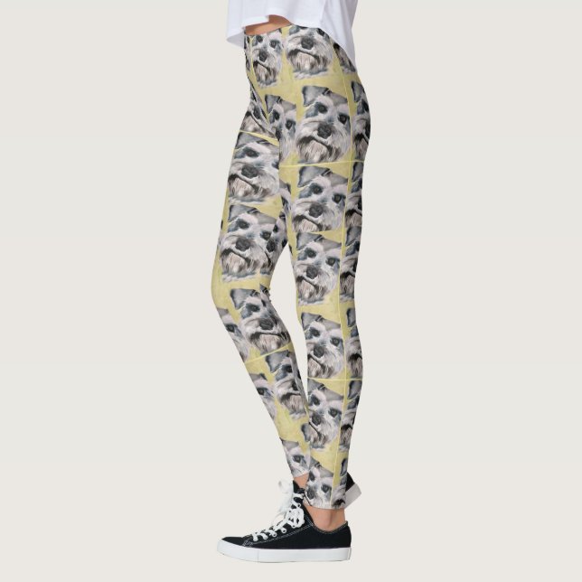 Schnauzer Beard Leggings (Left)