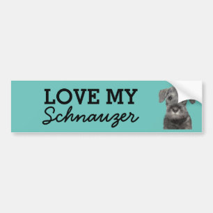 Schnauzer bumper sticker
