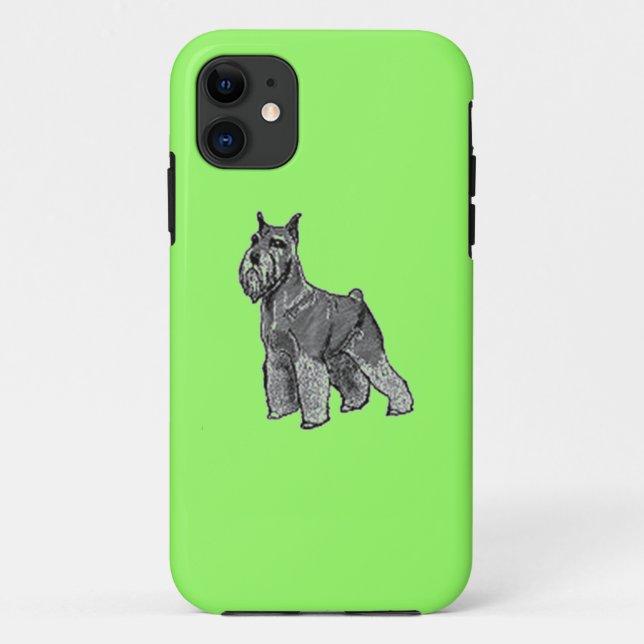Schnauzer Case-Mate iPhone Case (Back)