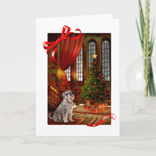 Schnauzer Christmas Card
