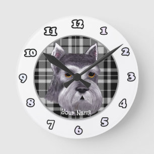 Schnauzer  clock