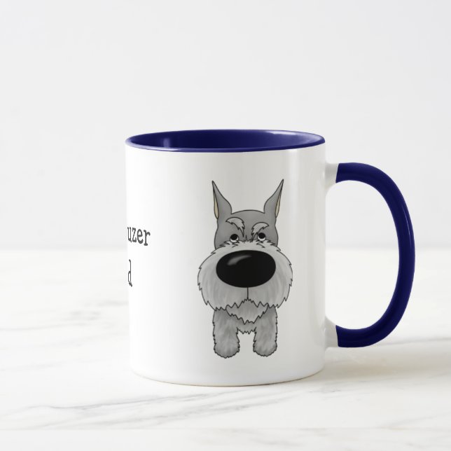 Schnauzer Dad Mug (Right)