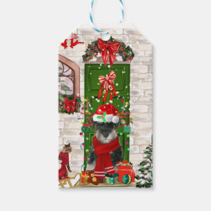 Schnauzer Dog Christmas  Gift Tags