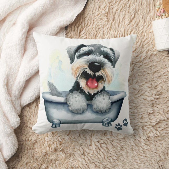 Schnauzer Dog Cushion (Blanket)