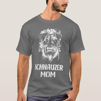 Schnauzer dog Dog breed dog lover gifts retro girl T-Shirt