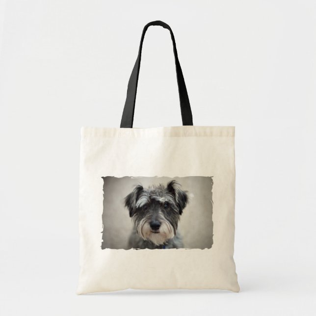 Schnauzer Dog Environmental Tote Bag (Front)