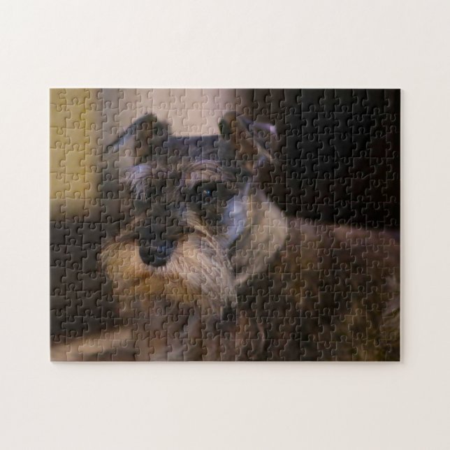 Schnauzer Dog Jigsaws. Jigsaw Puzzle (Horizontal)