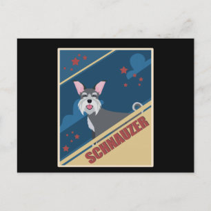 Schnauzer Dog Owner Schnauzers Postcard