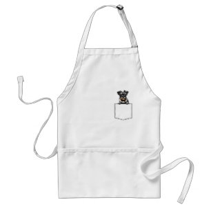 Schnauzer Dog Pocket Apron