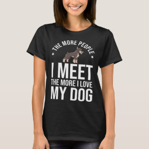 Schnauzer Dog Puppies Owner 1 T-Shirt