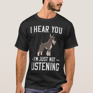 Schnauzer Dog Puppies Owner Lover   T-Shirt