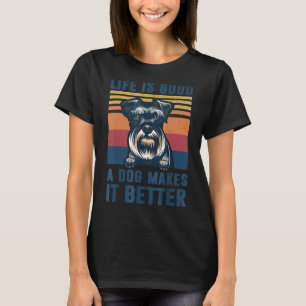 Schnauzer Dog   Schnauzer Dog Dad Mum Men Women T-Shirt