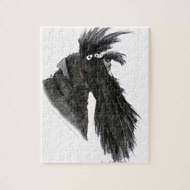 Schnauzer dog, tony fernandes jigsaw puzzle (Vertical)